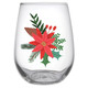 Thimblepress x Slant Stemless Wine Glass - Poinsettia Thimblepress x Slant Stemless Wine Glass - Poinsettia